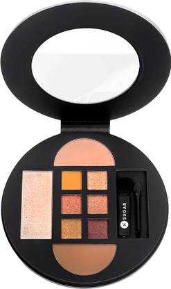 SUGAR Cosmetics Contour De Force Eyes & Face Palette | 01 - Warm Win