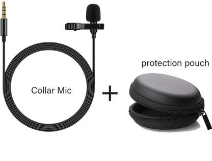 ANY KART Collar Mic Voice Recording Filter Microphone for Singing +Protection Cover Microphone