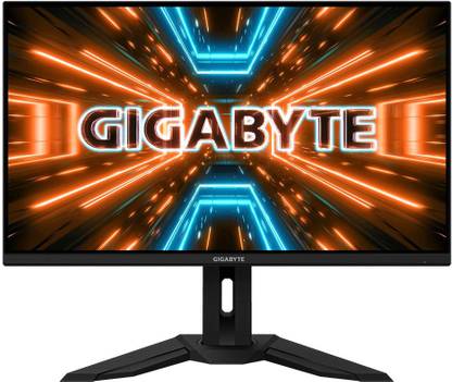 GIGABYTE M Series 80.01 cm (32 inch) 4K Ultra HD IPS Panel with HDR 400, Height Adjustable Stand, Inbuilt Speakers, Custom Game Modes, TUV Certified Eye Care & Low Blue Light Gaming Monitor (M32U)