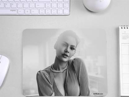 InkWynk Actress Sketch Theme Non Slip Base Mousepad