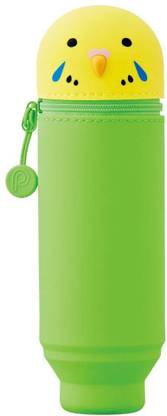 Lihit Lab PuniLabo Stand Up Pen Case Silicone Pen Holder 7712-9 Art EVA Pencil Box