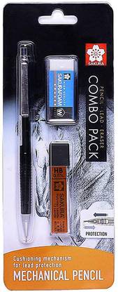 SAKURA Point Mechanical Pencil Starter set with lead refill and eraser 0.5mm-HB Pencil