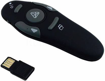 Jihaan Wireless Remote Control Professional Laser Pointer Wireless presenter black Presenter