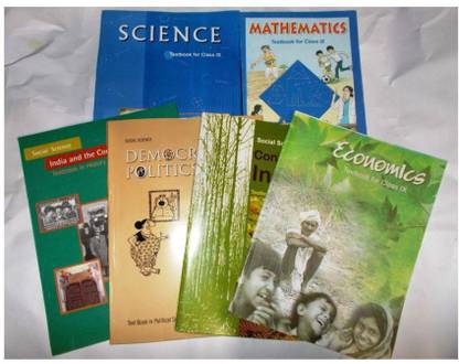 NCERT Class 9 Maths, Science And SST Combo Of 6 Books