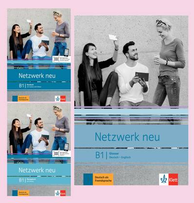 Netzwerk Neu B1 Kursbuch +Ubungsbuch + Glossar ( Set Of 3 Books )