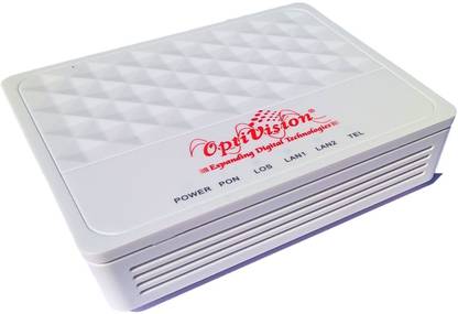 Optivision XPON ONU, Optical Network Unit 1GE Port + 1FE Port + 1Voice, Fiber FTTH Router 0 GHz 0 Mbps Wifi Speed NA NA