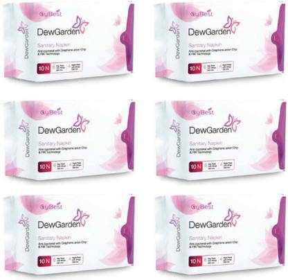 GYBest Vestige DewGarden Sanitary Napkin Pad Set of 6 Sanitary Pad