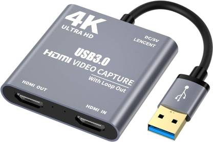 All mobile solution 4K HDMI Video Capture Card with Loop Out(AMS-VID-0258) Media Streaming Device