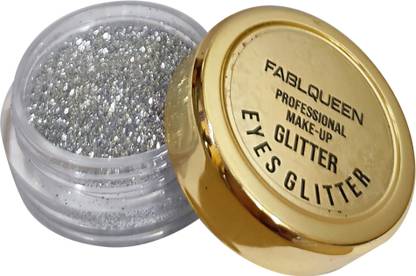 fablqueen Super Bright Silver Eye Shimmer Glitter