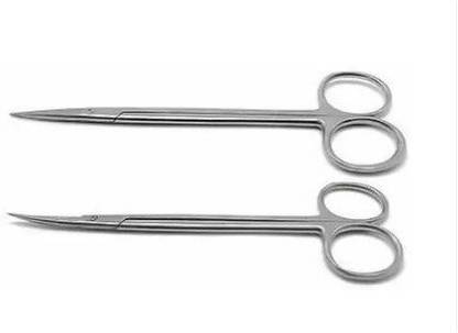 Forgesy Pack of 2 Sharp/Sharp Scissors (6 Inch) (Curved + Straight) Strong Cut Scissors
