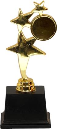 JJH 3 Star Golden Trophy ( Small ) Trophy