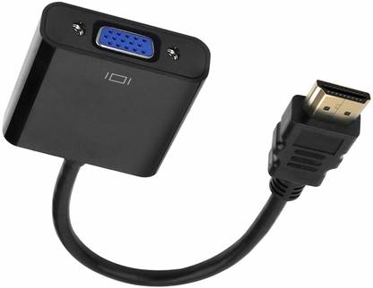 TERABYTE  TV-out Cable HDMI to VGA Adapter HDMI Male (Input) to VGA Female (Output) Converter.