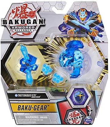 Bakugan Ultra, Aquos Tretorous with Transforming Baku-Gear, Armored Alliance 3-inch Tall