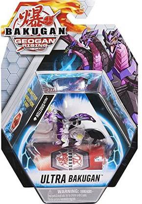 Bakugan Geogan Rising 2021 Diamond Nillious Ultra 3-inch Tall and Trading Cards