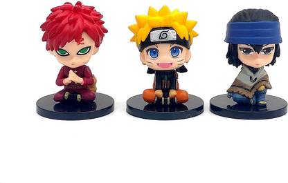 Trunkin Naruto-Gaara-Sasuke2 | (Set of 3) Model Weeb Manga Collectible Figure