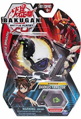 Bakugan Darkus Fangzor, 2-inch Tall Collectible Transforming Creature, for Ages 6 and Up