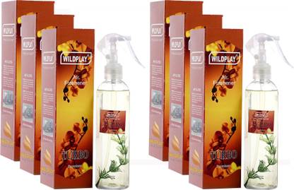 Wildplay Turbo Spray Set of 6 Wlldplay Turbo 250ml Room Air Freshener