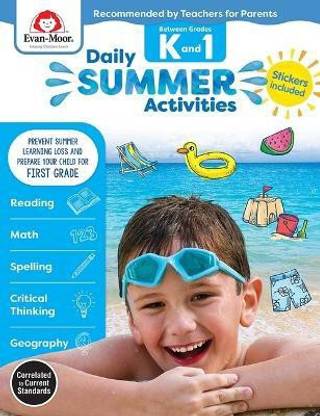 Daily Summer Activities: Between Kindergarten and 1st Grade, Grade K - 1 Workbook