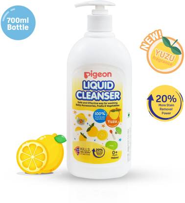 Pigeon Natural Baby Liquid Cleanser Anti-Bacterial for fruit, vegetables (Yuzu 700ml)