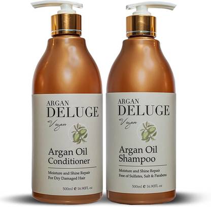 DELUGE Argan Oil Shampoo and Conditioner