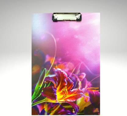 SPECIALITY PANELS Melamine Coated Lily Flowers Print digital print Hardboard Exam pad/Board