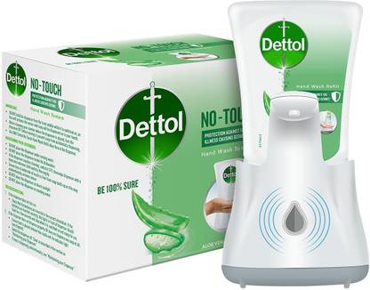 Dettol No Touch System Hand Wash Refill + Dispenser  (250 ml) at Rs. 589
