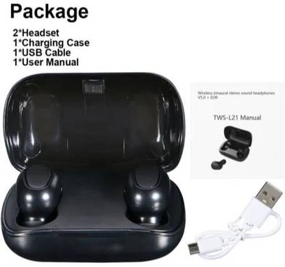 SYARA UUI_408B_TWS L21 Wireless Earbuds Bluetooth Headset Bluetooth
