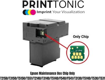 PRINT TONIC ONE TIME MAITENANCE CHIP SC-F5C-F50030/F570/T2100/T3130/T3130N PACK OF 1 PCS) Green Ink Cartridge