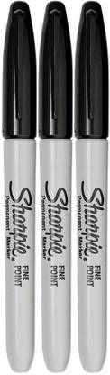 Sharpie Fine Point Permanent Markers Black