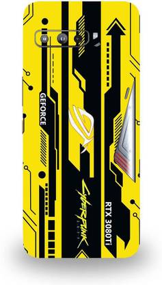 90stethix ASUS ROG 3 CYBERPUNK 2077 EMBOSSED PREMIUM HIGH QUALITY SKIN (BACK+CAMERA+SIDE) Mobile Skin