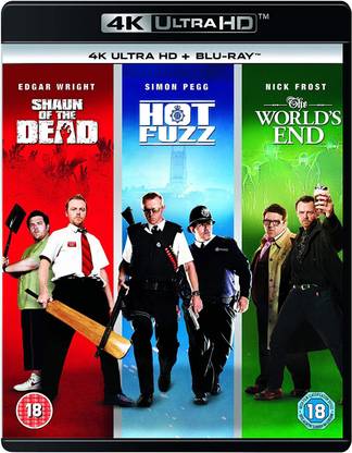 The Cornetto Trilogy: Shaun of the Dead + Hot Fuzz + The World's End (Uncut) (4K UHD + Blu-ray) (6-Disc Box Set) (Region Free | UK Import)