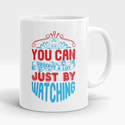 LASTWAVE You Can Observe A Lot Just By Watching, Graphic Printed Mousepad for Laptop Mousepad