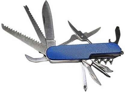 Maxxlite Foldable Multifunctional Pocket Knife, scissors, screw driver, wine opener Tool Multi-utility Knife