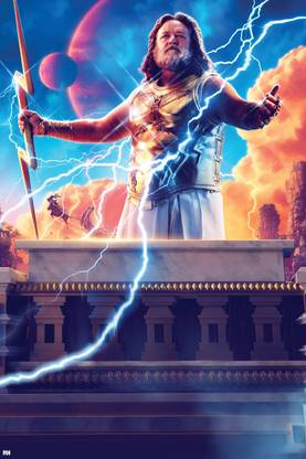 Thor Love and Thunder Zeus Poster 12 x 18 inch 300 GSM Paper Print