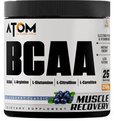 AS-IT-IS Nutrition ATOM BCAA 250g with L-arginine, L-Carnitine, L-Citrulline | BCAA