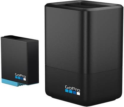 GoPro HERO8 Black Dual Battery Charger + Battery Rechargeable Li-ion Battery