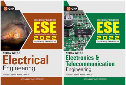 UPSC ESE 2022 : Electrical Engineering - Guide & UPSC ESE 2022 : Electronics & Telecommunication Engineering - Guide (Set Of 2 Books)