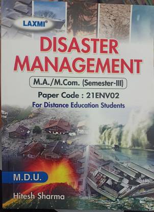 Disaster Management M.A./M.Com. Sem-3 For Distance Education M.D.U
