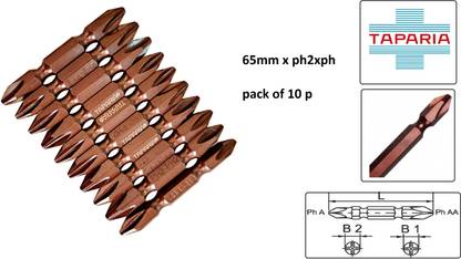 TAPARIA sbpp 6522 Impact Screwdriver Set