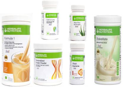 Herbalife Nutrition FORMULA 1 ORANGEPROTIEN200AFRESHENERGYDRINKCINNAMANSHAKEMATE+CELLULOSS+ALOE PULS Whey Protein