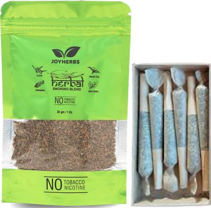 JOYHERBS Herbal Mixture Blend is 100 %Natural and ayurvedic Herbs and made in India 30Gm Smoking Cessations