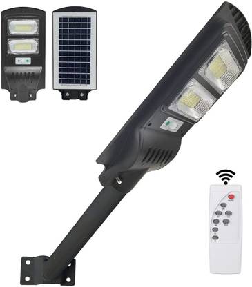 KH Solar Lights Lights with Remote 144 LEDs, Motion Sensor and Dusk to Dawn Solar Light Set