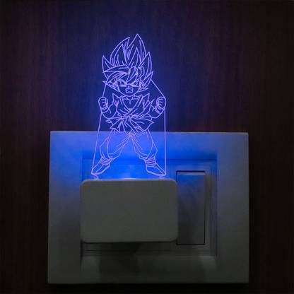 StarLaser DragonBallZ365 (Goku) Night lamp 7 Color Changing Light Anime Home Decor Light Night Lamp