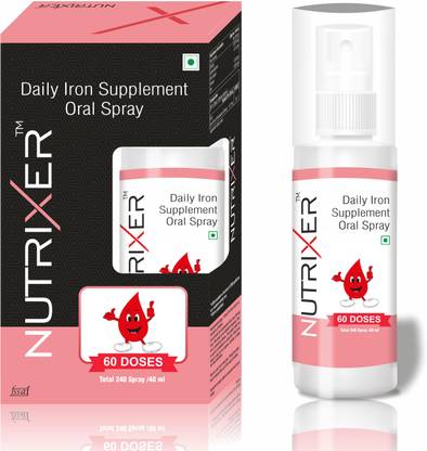 nutrixer DAILY IRON ORAL SPRAY, 240 ORAL SPRAY, 60 DOSES