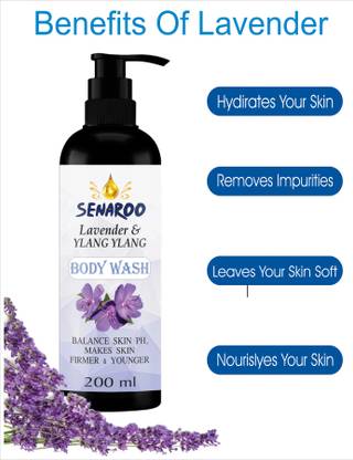SENAROO LAVENDER BODY WASH | BEST FOR WOMEN