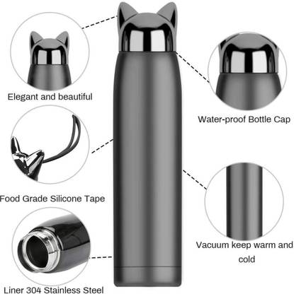 REXONA 350 ml Steel Bottle