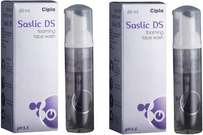 Saslic foaming face wash sas-lic ds ( 60 ml ) PACK OF 2 Face Wash
