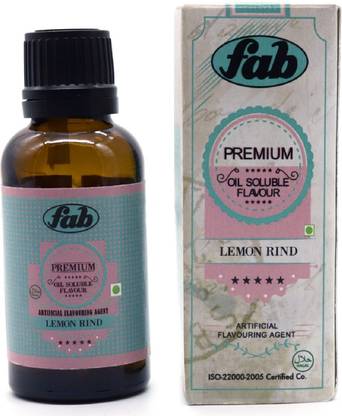 Fab Lemon Rind Essential Flavour /Artificial Flaouring substance Lemon Lemon Liquid Food Essence