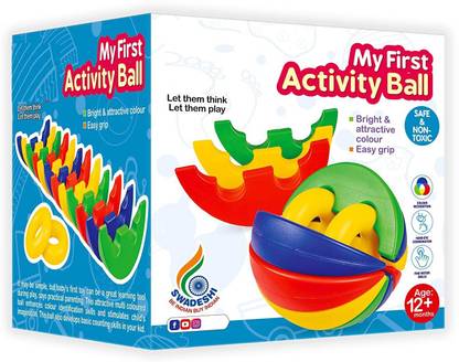 HENGLOBE Folding Learning Counting Shape Color Sorter Throw Fun Activity Ball for Kids