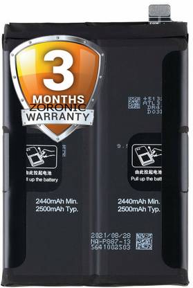 Zoronic Mobile Battery For  Realme GT Neo 2 / GT Pro 2 BLP887 5000mAh